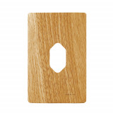 Placa p/ 1 Tomada Vertical 4x2 - Novara Avelã 